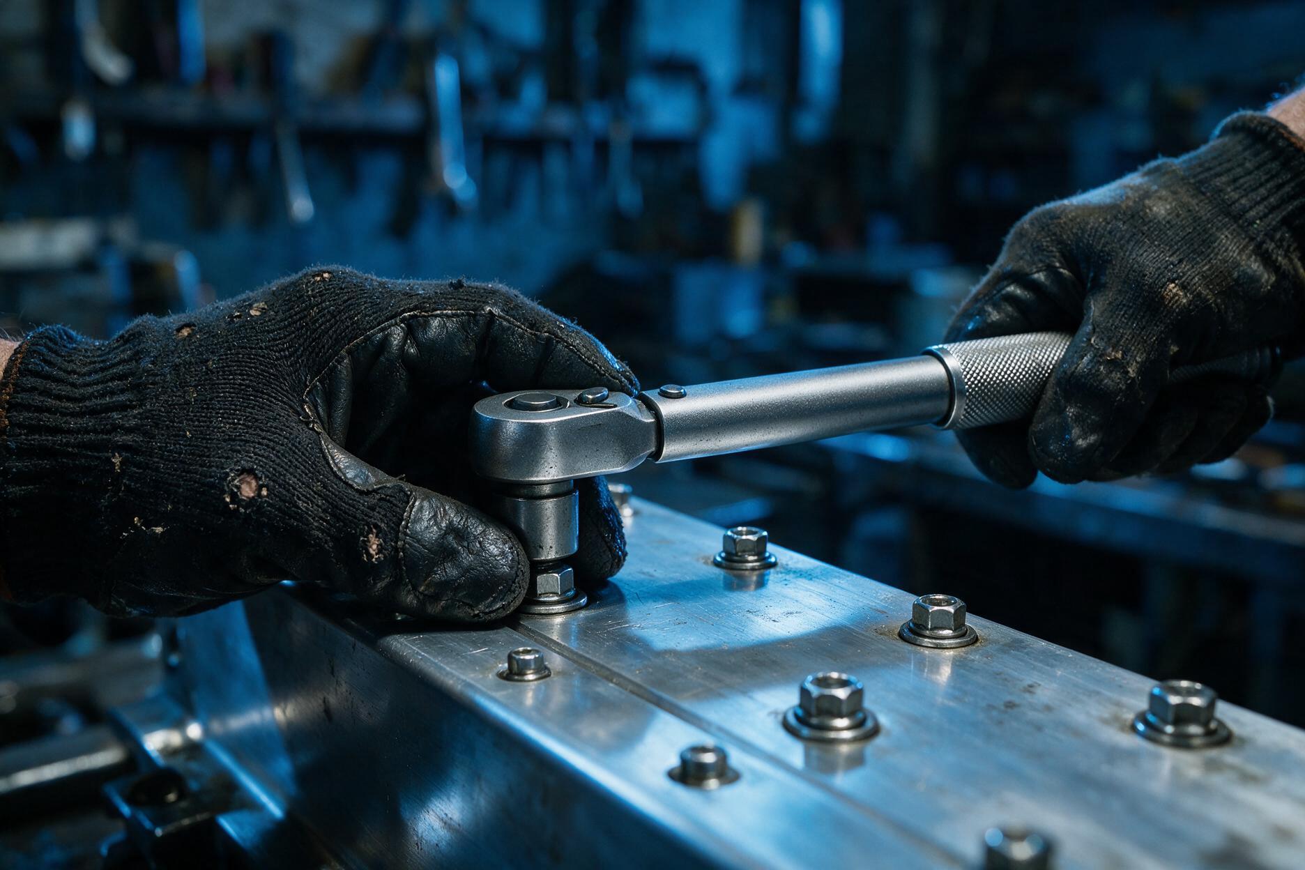 Technician performing maintenance on an aircraft panel.